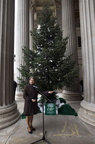 Feierliche Übergabe des Weihnachtsbaumes der Bundesforste